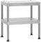 Générique Table pour fumoir à Four 40x28x44,5 cm Acier galvanisé,Barbecues,3.63KG-364747