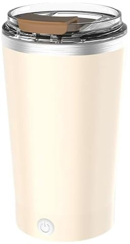 Automatic Magnetic Stirring Coffee Mug - 400ml Beverage Mug | Automatic Coffee Travel Mug, Portable Water Cup, Smart Coffee Mug with Electric Mixing Cup and a D Cup