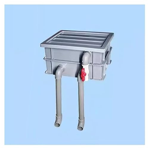 Aquariumfilter, Turnover-Box-Filter Mit Wasserfall Und Einstellbarem Wasserdurchfluss, Externes Aquarium-Wasserzirkulationssystem Zum Selbermachen, Filter-Tropfbox – Keine Pumpe(24.5x17.5x35.5cm)