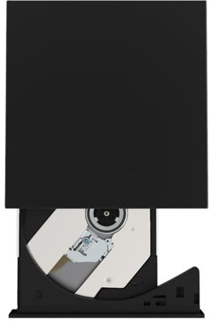 YiNLuax Petits lecteurs DVD externes USB de type C pour lecteur CD, transfert de données, disques ABS pour ordinateur portable de bureau et ordinateur portable