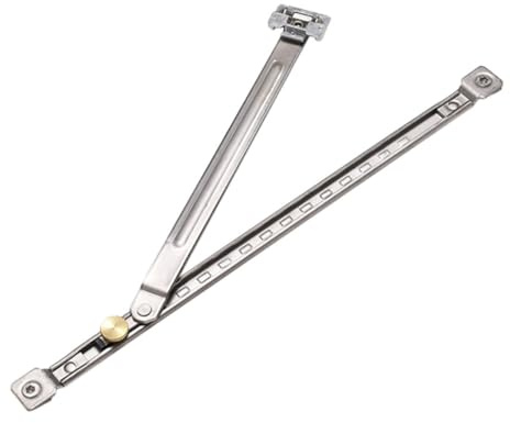 DOITOOL Barras Telescópicas De Seguridad Para Ventanas y Puertas Soporte Antiviento Limitador De Apertura Sin Perforación Para Ventanas Deslizantes y Fijas Fácil Instalación y Uso