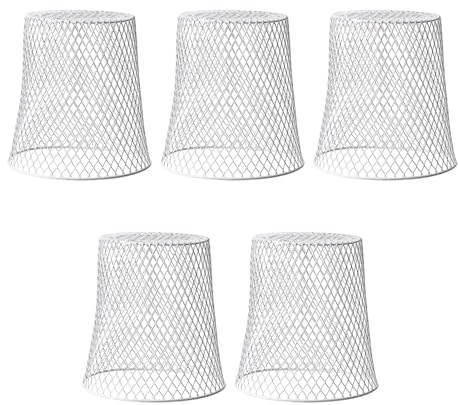 Zanthicia 5 stück Schwarz Garten Draht Stilvolle Und Funktionale Anlage Eisen Anlage Protector Abdeckung Huhn Draht Cloche Cloches, B, 5 Stück