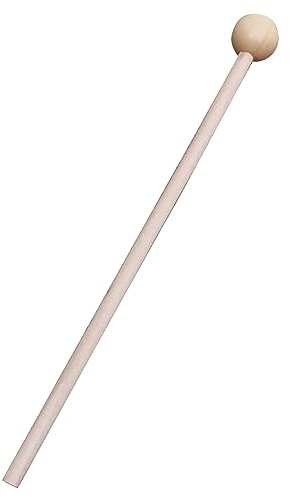 VGEBY Orff Mallet – langlebige und leichte Pädagogische Werkzeuge für die frühe musikalische Bildung, 1 Paar Kunststoff-Schlägel (2 cm runder Kopf)