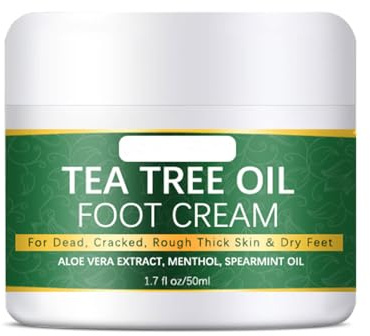 Intensive Fußcreme & Fußpflege für Sehr Trockene Füße - Rissige Fersen Creme, Schwielige Haut Behandlung und Tiefenfeuchtigkeit Fußbalsam (50g)