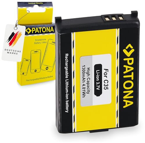 PATONA Akku C35 Kompatibel mit Siemens Gigaset 4000 Micro, 4010 Micro, 4015 Micro, M1, C35, C35i, M35, M35i, S35, S35i