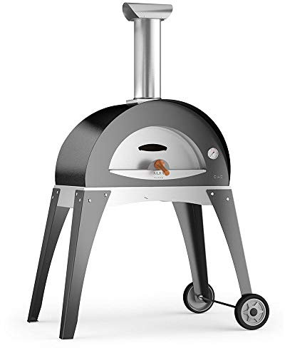 Alfa Forno A Legna Da Esterno In Acciaio Pizza Ciao M Grigio Argento