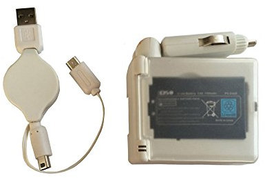 OSTENT Cavo di alimentazione per caricabatterie da auto 2 in 1 Cavo per Nintendo NDSi / 3DS / 3DSLL / 3DSXL