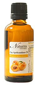 Aprikosenkernöl Bio kaltgepresst 50ml Glas unraffiniert vegan Körperöl Naturra
