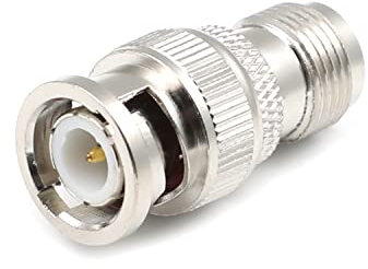 Othmro Silberfarbener BNC-Stecker auf TNC-Buchse, gerader Adapter