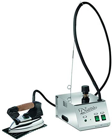 BATTISTELLA Diana Générateur de vapeur 0,8 l Centrale de repassage avec chaudière en acier inoxydable et fer à repasser et semelle en téflon