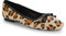 Womens Bow Tie Ballerinas Square Toe Ballet Ladies Flats Slipper Pumps Dolly Shoes Size 3-8 Leopard