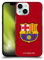 Head Case Designs Officially Licensed FC Barcelona Red Crest Hard Back Case Compatible With Apple iPhone 13 Mini