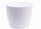 Home Garden Ornaments Decorative Small Plant Pots Indoor – Striped Indoor Plant Pot for Home and Garden (Diameter 13.5cm, White)