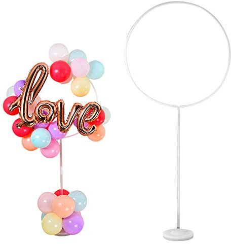DIY Balloon Column Kit - Circle Arch Stand for Birthday, Wedding, Baby Shower & Party Background Decorations