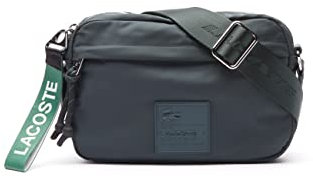 Lacoste Damen Umhängetasche Crossover Bag,100% POLYAMID,23.5x17x5cm, Handtasche Schultertasche,DUNKELBLAU (B43),Einheitsgröße (One Size)