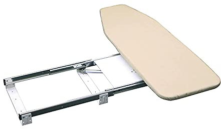 RAFCAR Planches à Repasser Planche à Repasser Pliante rétractable à Fermeture Douce, Planche à Repasser Pliable à Rotation de 180 degrés, montée dans Un tiroir, Planche à Repasser coulissante