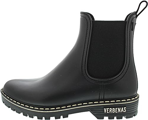 VERBENAS Botas Agua Gaudi Mate Rojo-Negro