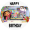 Fondant Tortenaufleger Tortenbild Geburtstag GABBY'S DOLLHOUSE K 2