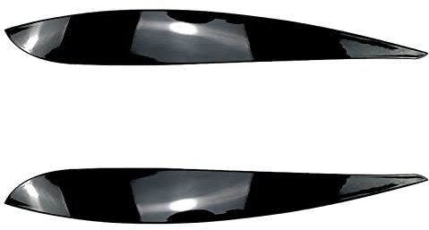 IDENUONA Für VW Polo 4 9N 9N3 MK4 2005 2006-2009 Glanz Schwarze Scheinwerfer Augenbrauen