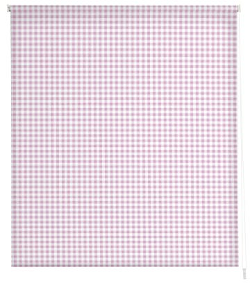 Estoralis | KÜCHE | Modernes Design-Rollo | Digital bedruckter Stoff | Vichy-2 Rosa | 150 x 180 cm. (Breite/Höhe) Stoffgröße 147 x 175 cm. | Rollos für Fenster und Türen