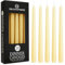 DECO EXPRESS Stabkerzen Set 6er, 10, 15 oder 50er, Lange Brenndauer bis zu 8 Std, Geruchslos(Elfenbein, 10-er Set)