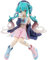 Simmpu Anime Action Figure, Mi-ku Character Model, Cute Cake Topper Gift for Decoration Collectibles - 15cm