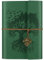 OMEYA PU-Leder-Tagebuch, Nachfüllbar, VintageTagebuch Reisetagebuch zum Schreiben, Reise-Notizbuch, Tagebuch, Geschenk für Mädchen, Jungen, Frauen, Männer, Blanko-Seitenm, A5 23.3 × 16 cm, Grün