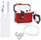 Airpods Case 3rd Generation with Airpods Cleaning Kit & Magnetic Anti-lost Straps, Secure Lock Clip Full Body Shockproof Hard Shell Protection Case for Apple Airpod 3 Gen 2021, Front LED Visible