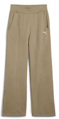 PUMA Damen Gestrickte Hosen Her High Waist Straight Leg Pants FL