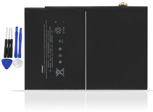 A1484 Tablet Battery Replacement for iPad 5 6 7 A1822 A1823 A1893 A1954 A2197 A2198 A2200 A2270 A2602 Air 1 A1474 A1475 A1476 New Replacement Battery for iPad 3.73V 8827mAh/32.9Wh