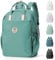 HYC00 Schulrucksack Damen Tagesrucksack Schultaschen College Rucksack Causal Travel Daypack Schulrucksack Teenager Mädchen Rucksack Damen Schule Bookbag 14 Zoll Laptop Rucksack für Reisen,Dunkelgrün