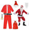 Faschinfever 8 in 1 Set Santa Claus - Weihnachtsmannkostüm & Nikolauskostüm - für Weihnachten - Kostüm für Nikolaus - Weihnachtsmann - Herren & Erwachsene - Santa Claus