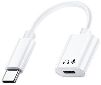 XinlieKopfhörer USB C Adapter USB C Auf Lightning Auf für Lightning Kopfhörer Adapter Typ-C Zu Anschluss,für 15 Pro Max Plus Ipad 10,für Ipad Pro Mini 6 Air 4th Air 5th S23
