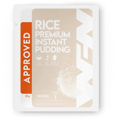 WFN Approved Rice Pudding - Natural - 30 g Probierpaket - Instant Reispudding ohne Zusätze - Produziert & Laborgeprüft in Deutschland