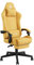 Fabric Gaming Chair with Footrest, Ergonomic Reclining Gamer Chairs, Height Adjustable Swivel Task Chairs with Headrest & Lumbar support, Breathable Cloth PC Video Computer Chair for Adults, Yellow