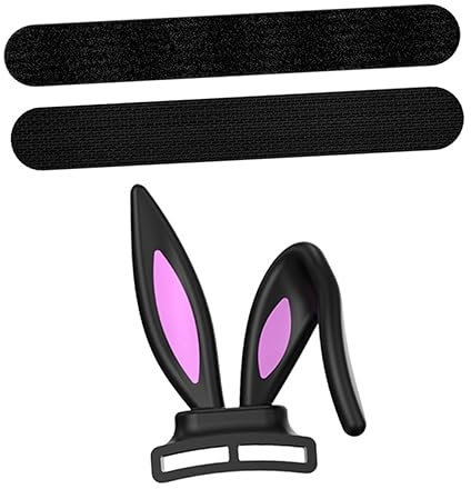 OSALADI Silicone Headphone Bunny Ears Headset Accessories Bunny Ear Headphone Decor Gaming Gear