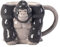 3D Grey Gorilla Shaped Mug for Hot Drink Earthenware Cute Gifts for Girlfriend,Boyfriend, Mugs for Men Women kids Hot Drinks,Cups Presents,offee Mugs, Tea Cup, for Office and Home, Health Gift