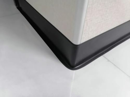 Sockelleiste Sockelleisten Fussleisten 50 m lange, selbstklebende Wandsockelleiste aus PVC für das Heimbüro, wasserdichte, flexible Wandsockelleiste, Wandsockelleiste für Abziehen und Aufkleben, einfa