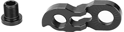 Qukaim Schaltwerk Extender Aluminiumlegierung Schaltauge Verlängerung 1 Stück Schaltwerk Verlängerung für Rennrad und Mountainbike Schwarz