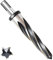 Gbloodst Reibahle aus Metall, 2,5 cm (1 ), konische Reibahle M2 HSS für Ausrichtung von Stahl, Legierung, und Kunststoff, rutschfest, 1/2