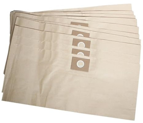 KMIXWIDQ 10 Bolsas De Polvo Gruesas Compatibles con La Aspiradora Clásica Stanley AT18134P De 15 L For Seco Y Húmedo. Bolsas De Papel For Aspiradoras.