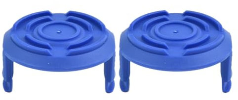 StarRing 2/4/8/10 Pack Trimmer Spool Cover Fit for Mac Allister MGTP18Li Strimmer Parts ，Replacement Spool Caps 1.5mm 1x2.5m (2PCS)