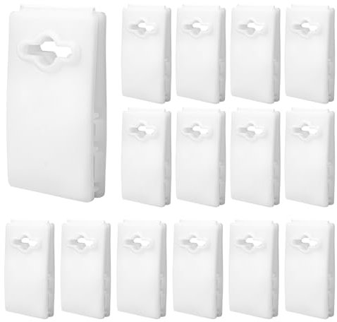 15 pièces Clips Fixation pour Enrouleur de Bâche Solaire, 7,1 x 4,4cm Clips pour Bâche Piscine Pinces de Fixation Solaire Universel Piscines Hors Sol et Enterrées Accessoires