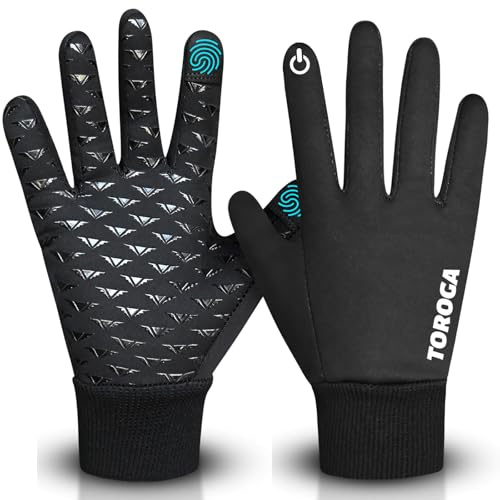TOROGA Kinder Winterhandschuhe Thermo - Jungen Mädchen Warme Outdoor-Handschuhe für Schnee, Skifahren, Radfahren & kaltes Wetter - Touchscreen Fäustlinge für Kinder Alter 3-12
