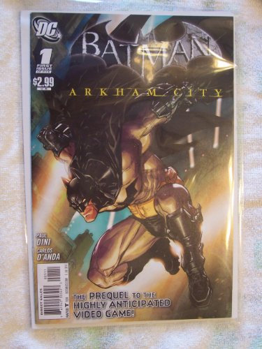 Batman Arkham City #1 Video Game Art Variant Cover