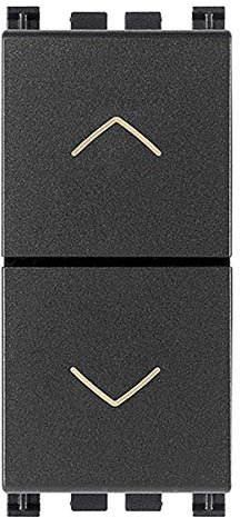 Vimar serie idea - Pulsante 1 polo contatto aperto 10a simbolo chiave grigio