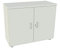Euromof Armario de Oficina, Bajo, Puertas con Cerradura. 92x42x74 cm. Color Blanco.