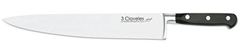 3 Claveles Forgé - Cuchillo para cocinero forjado, 30 cm, 12 pulgadas