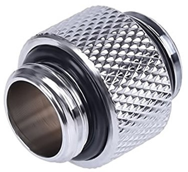 Alphacool 17199 HF Doppelnippel G1/4 AG auf G1/4 AG 10mm - Chrome Wasserkühlung Anschlüsse