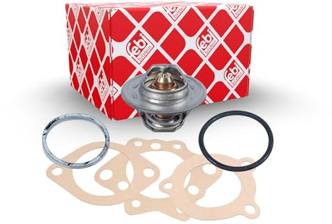 febi bilstein 06758 Thermostat mit Dichtungen, 1 Stück | Kompatibel mit: FORD ESCORT III, ESCORT III Express, ESCORT III Turnier, ESCORT IV, ESCORT IV Express, ESCORT IV Turnier